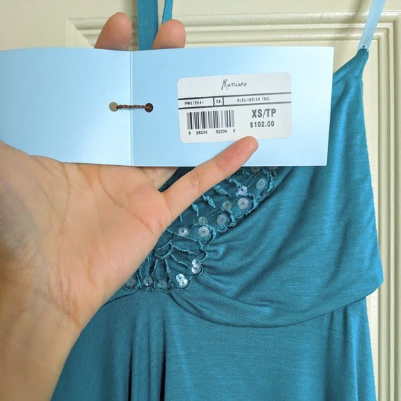 NWT Marciano by Guess Butterfly Embellished Halter Top - XS / Extra Small - Picture 5 of 5